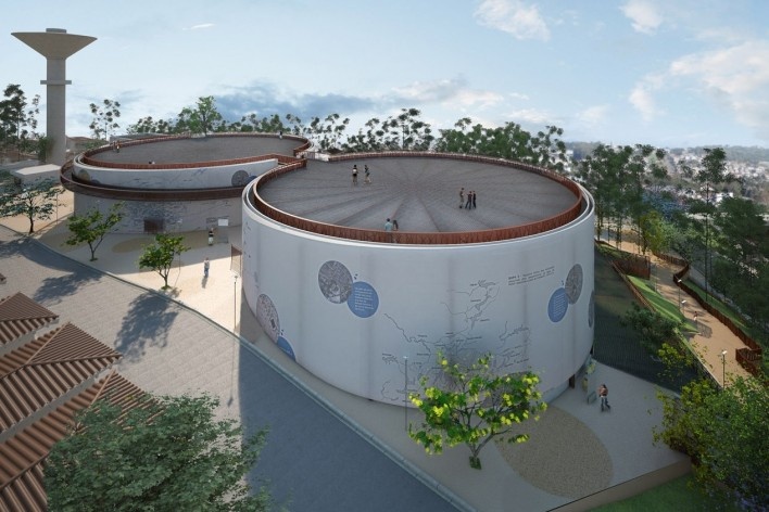 Parque Sabesp Butantã, perspectiva do projeto. Levisky arquitetos estratégia urbana<br />Imagem divulgação 