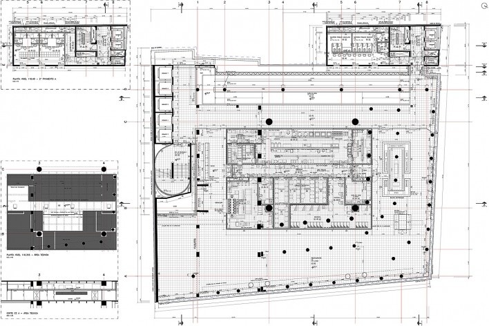 Sesc 24 de Maio, 2º pavimento, restaurante, Paulo Mendes da Rocha + MMBB Arquitetos, São Paulo<br />Imagem divulgação 