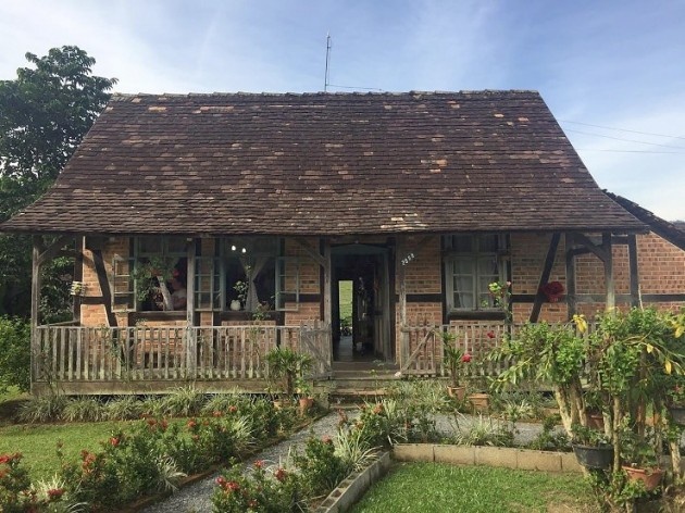 Casa Strutz, em Pomerode<br />Foto Diego da Silva Saviak, 2019 