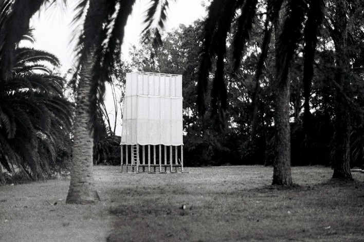 Observatório do Campo e das Estrelas, Ceibas, Entre Rios, Argentina, arquitetos Cássio Sauer e Elisa T Martins<br />Foto Cássio Sauer 