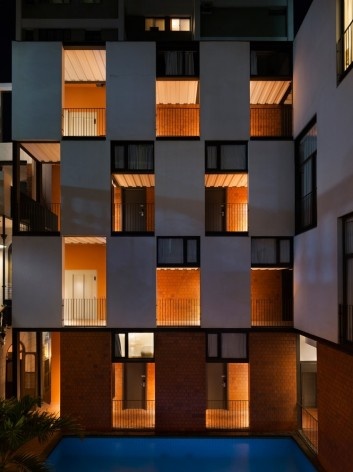 Hostel Villa 25, Rio de Janeiro RJ Brasil, 2016. Arquitetos Rodrigo Calvino e Diego Portas / C+P Arquitetura<br />Foto Federico Cairoli 