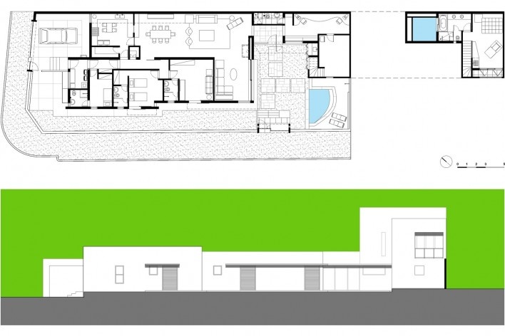 Planta e corte<br />divulgação 