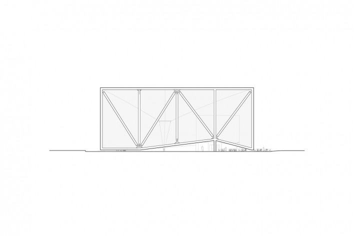 Pavilhão do Brasil na Expo Dubai 2020, fachada sul, Dubai, Emirados Árabes Unidos, 2020. Arquitetos José Paulo Gouvêa, Marta Moreira, Martin Benavidez e Milton Braga / Ben-Avid + JPG.ARQ + MMBB Arquitetos<br />Imagem divulgação/disclosure image/divulgación  [Ben-Avid + JPG.ARQ + MMBB Arquitetos]