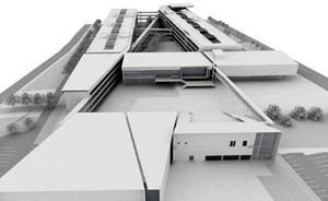 Vista geral do complexo<br />Imagem dos autores do projeto 
