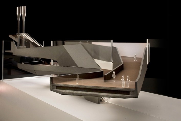 The 9/11 Memorial Museum, New York. Rendering of the "Ribbon"<br />Davis Brody Bond Architects and Planners 