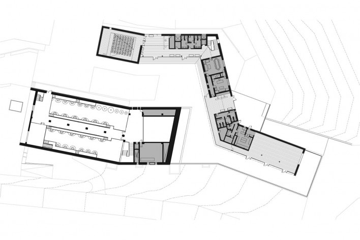 Planta alta. Bodega Institucional La Grajera. Virai Arquitectos. Londroño, España, 2011<br />divulgación 