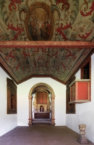 Sítio de Santo Antônio, nave da capela, São Roque SP<br />Foto Tiago de Oliveira Andrade 