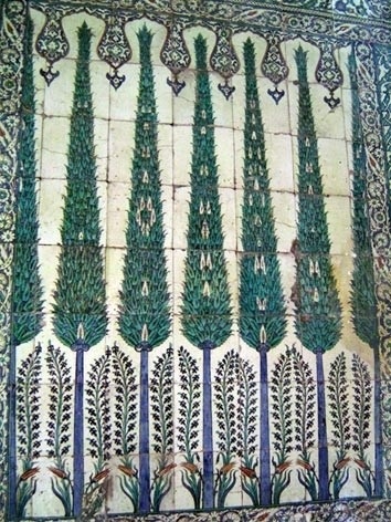 Azulejos em cor azul, Istambul<br />Lu Cury 