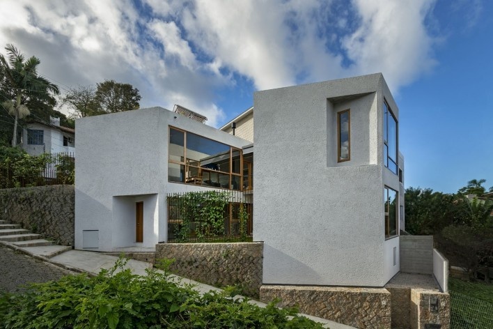 Casa da Lagoa, Florianópolis SC Brasil, 2019. Arquitetos Francisco Fanucci e Marcelo Ferraz / Brasil Arquitetura<br />Foto/Photo Ronaldo Azambuja 