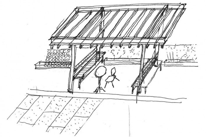 Parklet Alameda Tietê, São Paulo, 2015, arquiteto Homã Alvico<br />Imagem divulgação 