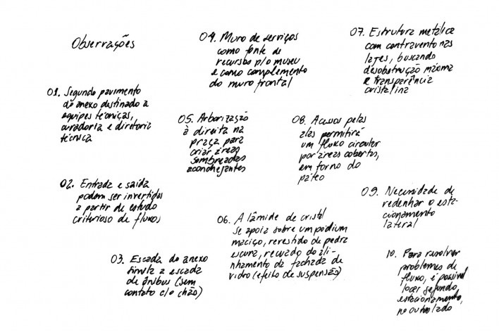 Oficina de desenho urbano MCB, descrição das principais decisões do projeto de anexo, São Paulo, 2011