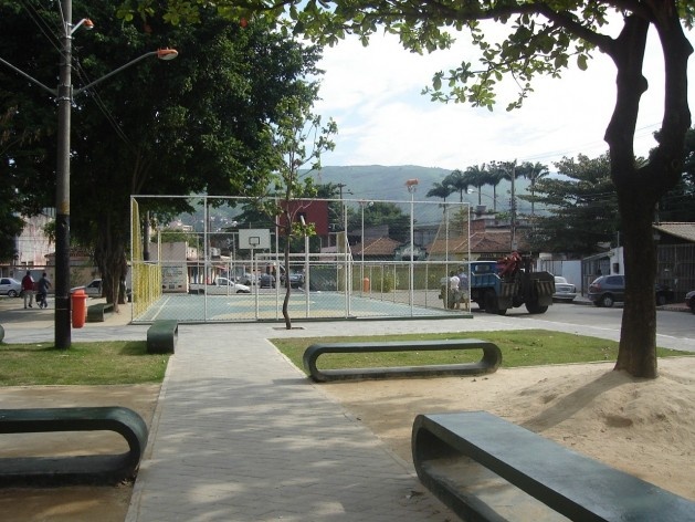 Vista da Praça Carlos Gomes<br />Imagem dos autores do projeto 