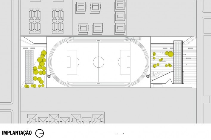 Campus Igara UFCSPA, implantação. OSPA Arquitetura e Urbanismo<br />Imagem divulgação 