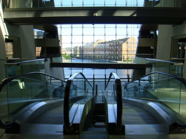 Biblioteca Black Diamond, Copenhague, Dinamarca<br />Foto Cristina Meneguello 