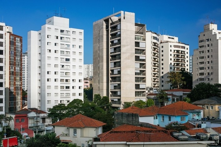 Residencial Huma Klabin, Vila Mariana, São Paulo, 2016, escritório UNA Arquitetos<br />Foto Nelson Kon 