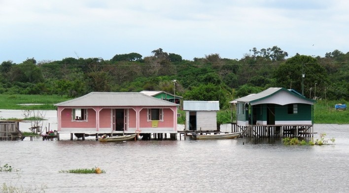Margem do Rio Amazonas<br />Foto Eduardo Oliveira Soares, julho 2019 