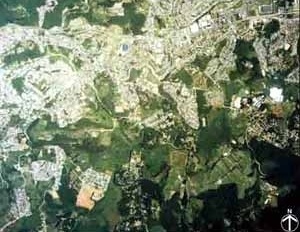 Foto aérea<br />Imagem dos autores do projeto 