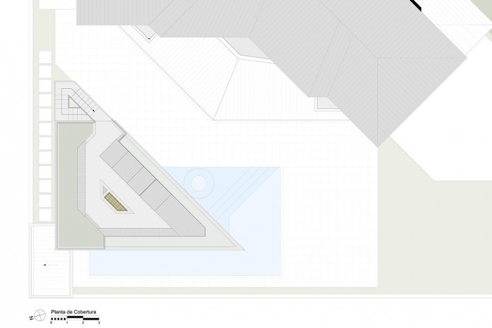 Fix Kiosk, rooftop plan, Xangri-lá RS Brasil, 2021. Architects Diego Brasil, Anderson Calvi, Natasha Rebelo, Bruna Plucinski and Rodrigo Alves / BR3 Arquitetura<br />Imagem divulgação / Disclosure image / Imagen de divulgación  [BR3 Arquitetura]