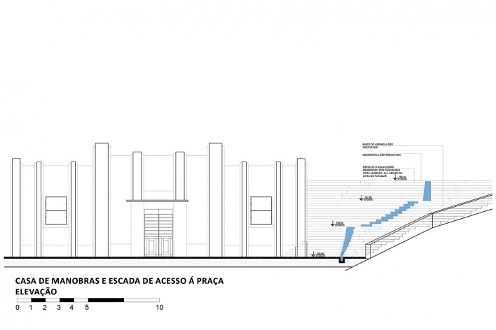 Parque Sabesp Mooca, corte. Levisky arquitetos estratégia urbana<br />Imagem divulgação 