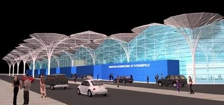 Perspectiva do desembarque<br />Imagem do autor do projeto 