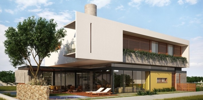 IF House, electronic model, Natal RN Brasil, 2018. Architects Márcio Lucena and Kleimer Martins / Martins Lucena Arquitetos<br />Imagem Felipe Cavalcante/ Light Cube 3D  [Acervo/ Collection Martins Lucena Arquitetos]