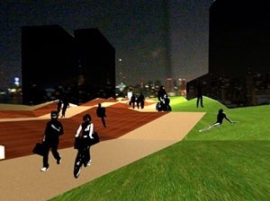 Foto montagem - Vista do Boulevard<br />Imagem do autor do projeto 