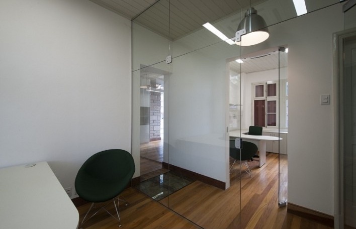Casa Lutzenberger, escritório. Reforma Kiefer arquitetos