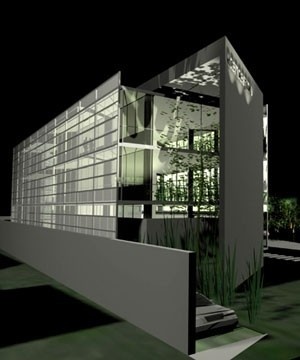 Vista nordeste<br />Imagem do autor do projeto 