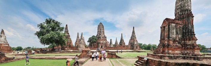 Templo de Wat Chai Watthanaram, Birmânia<br />Foto Victor Hugo Mori 