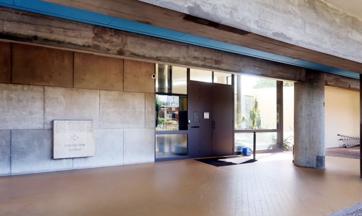 Pavilhão Suíço, Cidade Universitária de Paris, 1931. Arquiteto Le Corbusier<br />Foto Victor Hugo Mori 