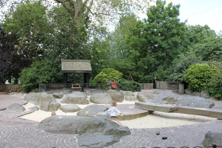 Playground no James’s Park<br />Foto Vanessa Goulart Dorneles 