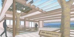 Perspectiva interna<br />Imagem dos autores do projeto 