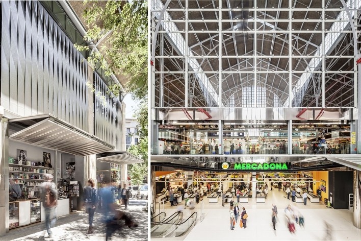 Remodelación del Mercado del Ninot, Barcelona, España, 2015. Arquitecto Josep Lluís Mateo / Mateo Arquitectura<br />Foto / Photo Adrià Goula 