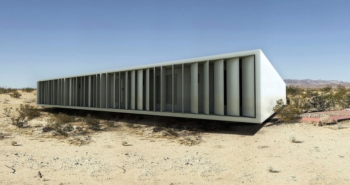 Residência Rothschild, Cesaréia, Israel, 1965, arquiteto Oscar Niemeyer<br />Modelagem tridimensional Marco Milazzo e Rômulo Almagro 