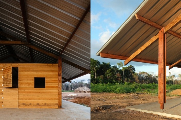 Xingu Canopies, Xingu National Park, São Félix do Araguaia MT Brasil, 2017. Architect Gustavo Utrabo (author) / Estúdio Gustavo Utrabo<br />Foto / photo Pedro Kok 