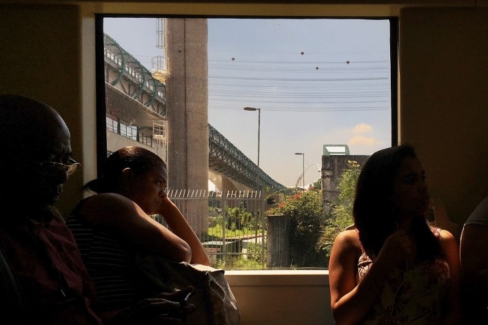 Paisagem urbana vista do trem da CPTM<br />Foto Abilio Guerra 