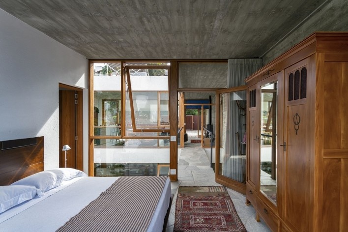 Casa da Lagoa, Florianópolis SC Brasil, 2019. Arquitetos Francisco Fanucci e Marcelo Ferraz / Brasil Arquitetura<br />Foto/Photo Ronaldo Azambuja 