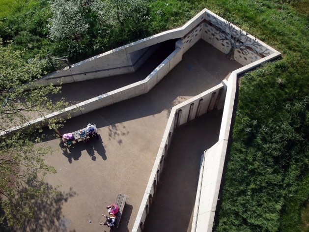 Kew Gardens, Rhizotron, Londres<br />Foto Francine Sakata 
