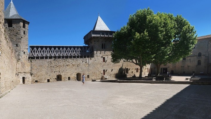 Castelo de Carcassonne, França<br />Foto Victor Hugo Mori 