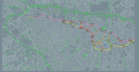Estratégia viária para eliminação do elevado<br />Imagem do autor do projeto 