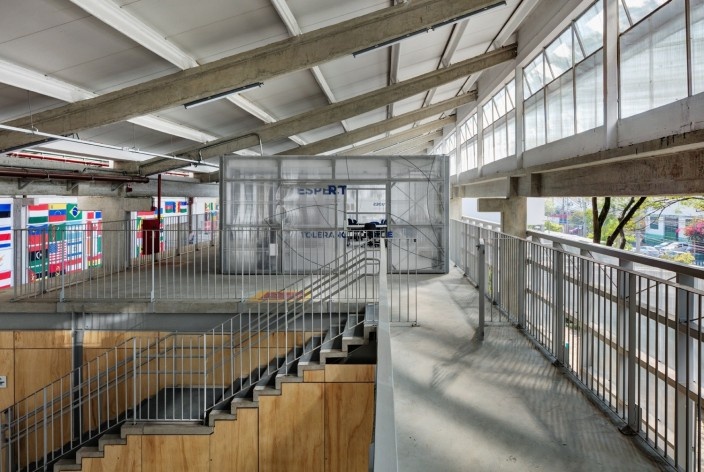 Nova sede da Beacon School, São Paulo SP Brasil, 2016. Arquitetos Vinicius Andrade, Marcelo Morettin, Marcelo Maia Rosa e Renata Andrulis / Guido Otero e Ricardo Gusmão (autores) / Andrade Morettin Arquitetos / Gusmão Otero Arquitetos Associados<br />Foto / photo Nelson Kon 