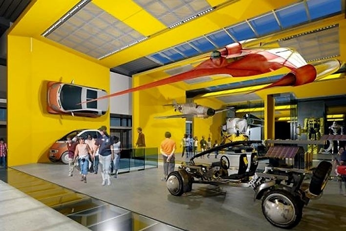 Concurso Internacional para Projeto Arquitetônico do Museu Exploratório de Ciências da Unicamp, sala expositiva, 3º colocado. Arquiteto  Erik W. Lewitt, 2009<br />Imagem autor 