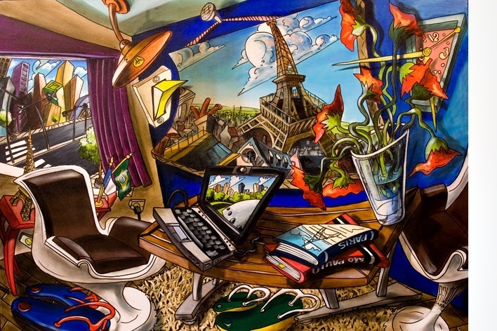 Paris em São Paulo, Paulo Lara [Exposição A arte de viajar – o Outro que existe em mim]