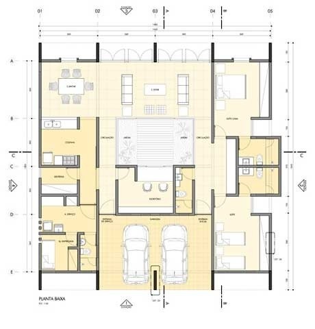 Planta baixa<br />Imagem dos autores do projeto 