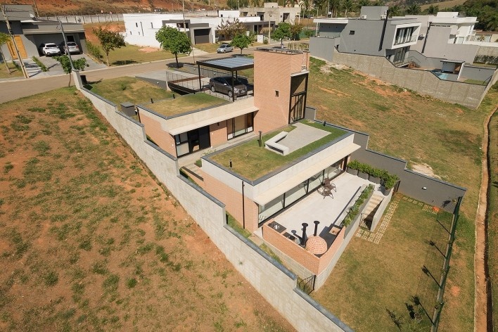 Casa APF, Bragança Paulista SP Brasil, 2021. Arquiteto Carlos Ferrata<br />Foto Pregnolato & Kusuki 