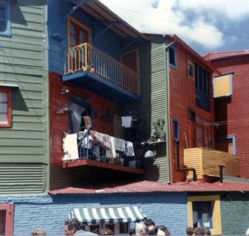 Bairro La Boca, Buenos Aires, 1986<br />Foto Angela Moreira 
