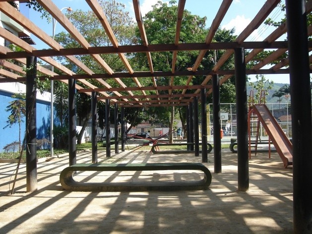 Vista da Praça Carlos Gomes<br />Imagem dos autores do projeto 