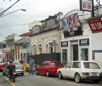 Rua XV de Novembro atualmente 