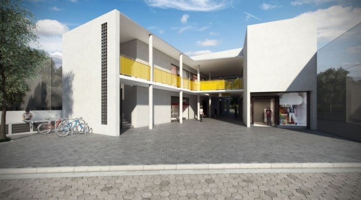 Projeto do Centro Comercial do Cruzeiro<br />Fonte Boldarini Arquitetos Associados 