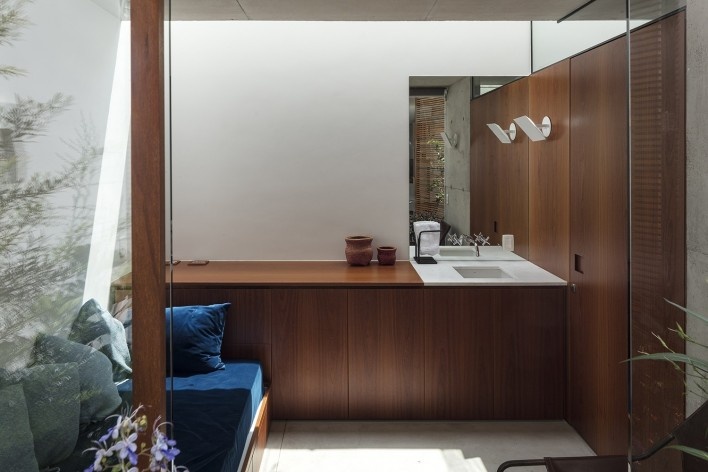 Casa Schendel, São Paulo SP Brasil, 2017. Arquitetos Marina Acayaba e Juan Pablo Rosenberg / AR Arquitetos<br />Foto Leonardo Finotti 